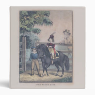 Victorian Horse Photo Album 3 Ring Binder