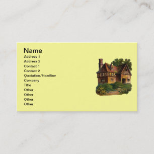 Victorian House Business Card