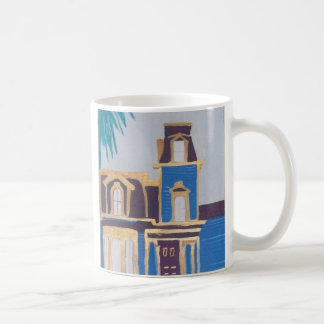 victorian house coffee mug