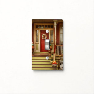Victorian House - Halloween is a real treat Light Switch Cover