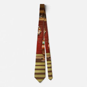 Victorian House - Halloween is a real treat Neck Tie