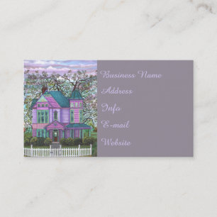 Victorian House Home Realty Real Estate Agent Real Business Card