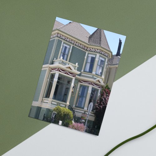 Victorian House in San Francisco Postcard