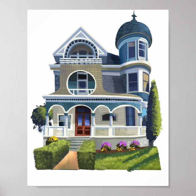 Victorian house poster (Front)