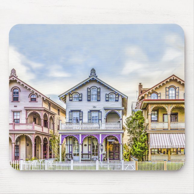 Victorian House Row Mousepad (Front)