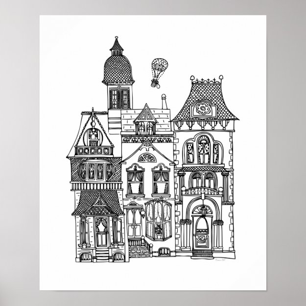 Victorian Houses Color Me 