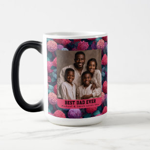 Victorian Hydrangea Flower Father Day Travel Tea Color Morph Mug