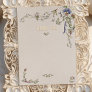 Victorian Illuminated Gold Foil Thank You Card