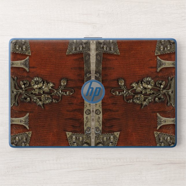 Victorian-Inspired HP Laptop Skin (Front)