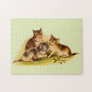 Victorian kittens jigsaw puzzle