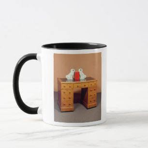 Victorian kneehole desk and a pair of dogs mug