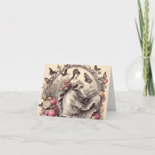 Victorian Lace Card