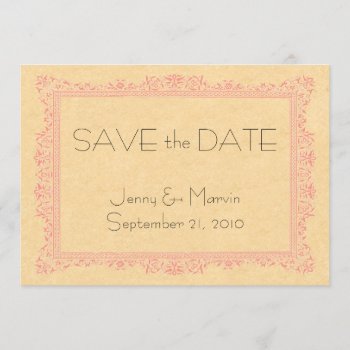 Victorian Lace Save The Date by itsyourwedding at Zazzle