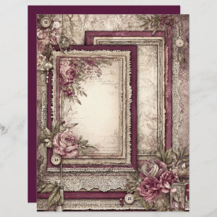 Victorian & Lace Scrapbook Paper