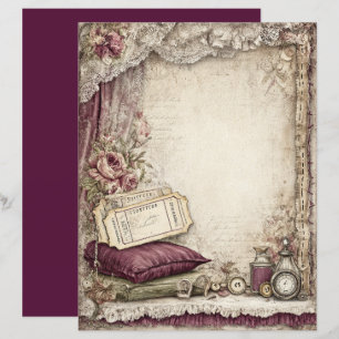 Victorian & Lace Scrapbook Paper