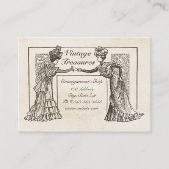 Victorian Ladies Business Card by SnipClipGig at Zazzle