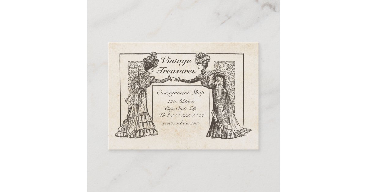 Victorian Ladies Business Card | Zazzle