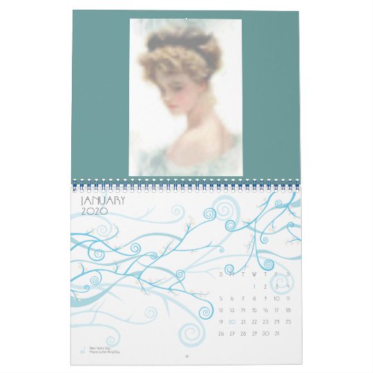 Victorian Ladies Calendar Customized