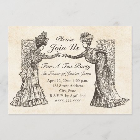 Victorian Ladies Invitation