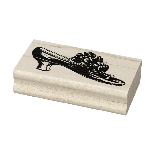 Victorian Ladies Shoe Rubber Art Stamp (Stamp)