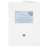 victorian lady cameo style pose cards (Back)