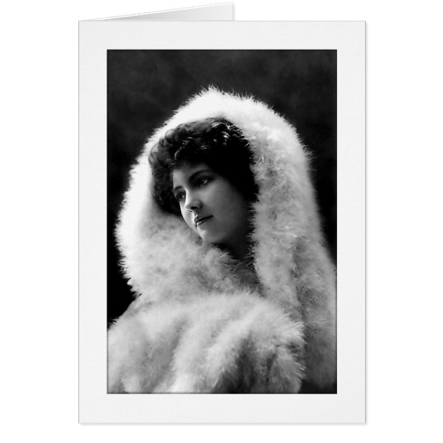 Victorian lady cameo style pose cards (Front)