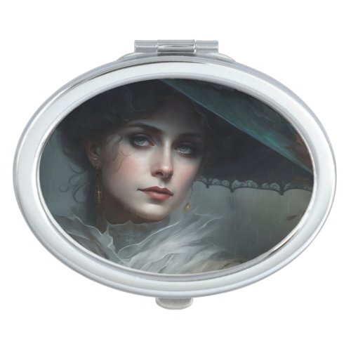 Victorian Lady Compact Mirror