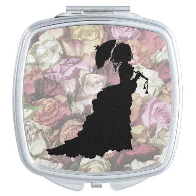 Victorian Lady Compact Mirror (Front)