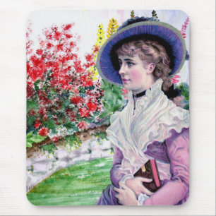 Victorian Lady Design Mouse Pad