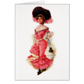 Victorian Lady in Pink Dress (Front)