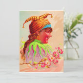 Victorian lady jester print (Standing Front)