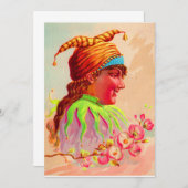 Victorian lady jester print (Front/Back)