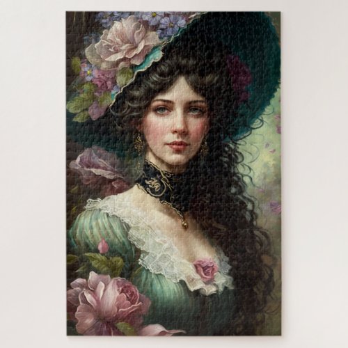 Victorian Lady Jigsaw Puzzle