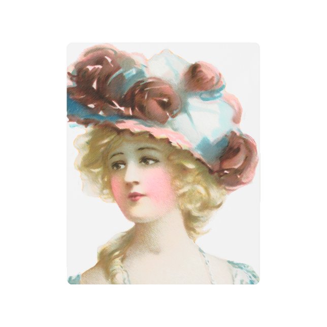 VICTORIAN LADY METAL ART (Front)