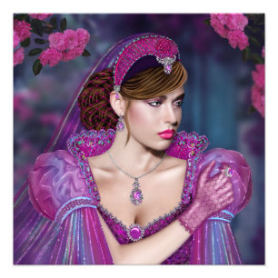 Victorian Lady Photo Print