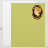 Victorian Lady Portrait (Front/Back)
