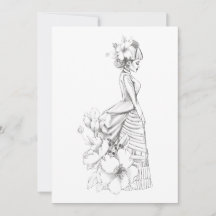 Victorian lady postcard