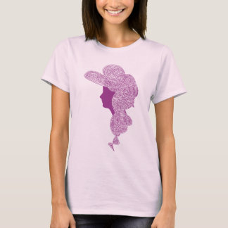 Victorian Lady - Purple T-Shirt