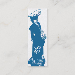 Victorian Lady Skinny Calling Card