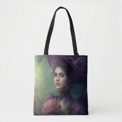Victorian Lady Tote Bag