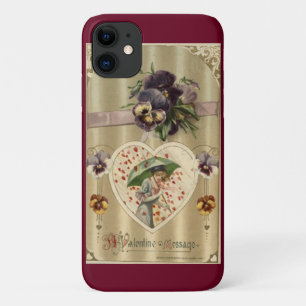 Victorian Lady Vintage Valentine iPhone 11 Case