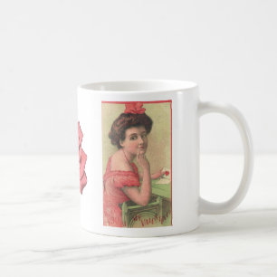 Victorian Lady Will You be my Valentine Mug
