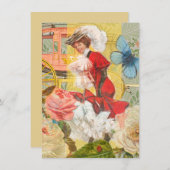 Victorian Lady Woman Fun Carriage (Front/Back)