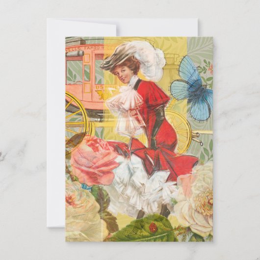 Victorian Lady Woman Fun Carriage (Front)