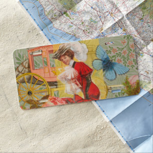 Victorian Lady Woman Fun Carriage License Plate