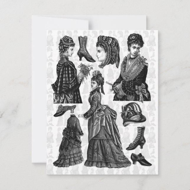 Victorian Luncheon Invitation (Front)