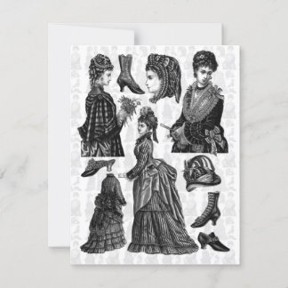 Victorian Luncheon Invitation