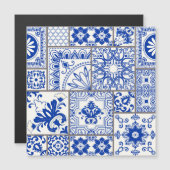 Victorian Majolica: Patchwork Tile Pattern. (Front/Back)