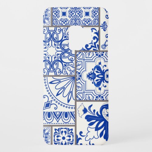 Victorian Majolica Patchwork Tile Pattern Case_Mate Samsung Galaxy S9 Case