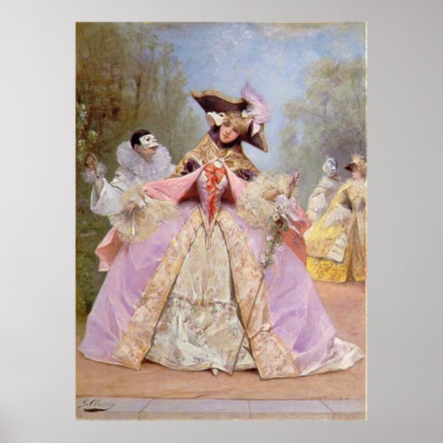 Victorian Masquerade Ball - Mardi Gras Poster (Front)